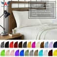 thumbnail image 5 of BeKind Online 300-Thread-Count Short King Size Royal Blue Color Organic Sheet Set 12" Inch Deep Pockets 4-Piece Pure Cotton, 5 of 7