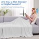 thumbnail image 5 of Cooling Blanket, Summer Cooling Blankets for Hot Sleepers, Arc-Chill Q-Max>0.5 Cool Fiber, Oeko-TEX 100% Certified, Soft, Breathable, Double-Side Bed Throw,Keep Cool for Adults Kids 50"x70", 5 of 5
