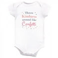 thumbnail image 2 of Little Treasure Baby Girl Cotton Bodysuit and Pant Set, Confetti, 0-3 Months, 2 of 4