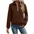 thumbnail image 2 of Weiqiqre Womens Clothes Zip Up Casual Jackets Lightweight Trendy Outerwear Coat with Pockets, 2 of 7