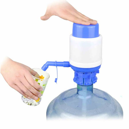Jeobest Drinking Water Hand Press Pump for Bottled Water Dispenser 5 Gallon Home Office (Best Bottled Water For Vending Machine)