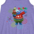 thumbnail image 2 of Trolls Movie - Christmas - Believe - Biggie - Toddler and Youth Girls A-line Dress, 2 of 4
