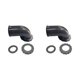 thumbnail image 2 of Wosthever Black Dive With Freedom Accesorio de buceo ligero para mangueras corrugadas Manguera BCD de buceo Codo de tubo BC negro Negro Codo de tubería BC 2Conjunto, 2 of 6