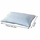 thumbnail image 3 of Funda de almohada ajustable de espuma viscoelástica | Funda de seda de hielo refrescante y transpirable | Núcleo de lactopreno que absorbe el sudor | Sueño Amigable con el Cabello | Lavable, 3 of 6