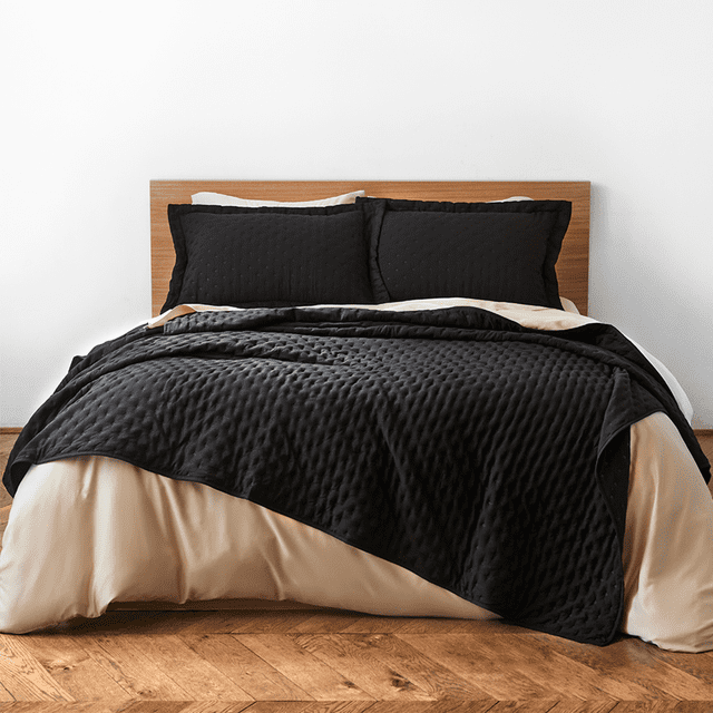 Smart Bamboo Colcha Doble Vista Bliss Confort Suave Lujosa y Fresca Con Fundas de Almohada Individual
