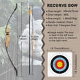 thumbnail image 2 of Juego de Arco Recurvo para Exteriores y Arrow 40 Libras Arco de Caza Profesional para Adultos y Práctica de Tiro Arrow Juego de Accesorios Arrow, 2 of 12
