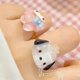 thumbnail image 3 of Cinnamorolls anillo de Anime ajustable, accesorios bonitos, HelloKittys, My Melodys, Kuromis, resina, novia, corazón de niña, juguetes, regalo, 3 of 4