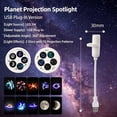 thumbnail image 2 of 360 Ocean Projector Light - Fantasy Starry Sky Projector Galaxy Night Light with 5 Projection Patterns, USB Powered LED Starry Sky Lamp, Flexible Gooseneck Design, Bedroom Ceiling Decor, Mood, 2 of 9
