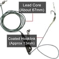 thumbnail image 3 of Carp Fishing Line Ready Tied Rigs Leadcore Coated Hooklink Fishing AccessoriesFor Carp Fishing Rigs Making Line With Carp Hooks with Size8, 3 of 6