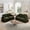 Green#1, variant on Rustic Sofas, Classic 2 Piece Modular Couch Living Room Sofa Set with Flared Arms and Removable Ruffles Pleats Skirts and Spindle Legs, 2 Seater Sofa + 2-Seat Loveseat Sofa Sets for Living Room,Green