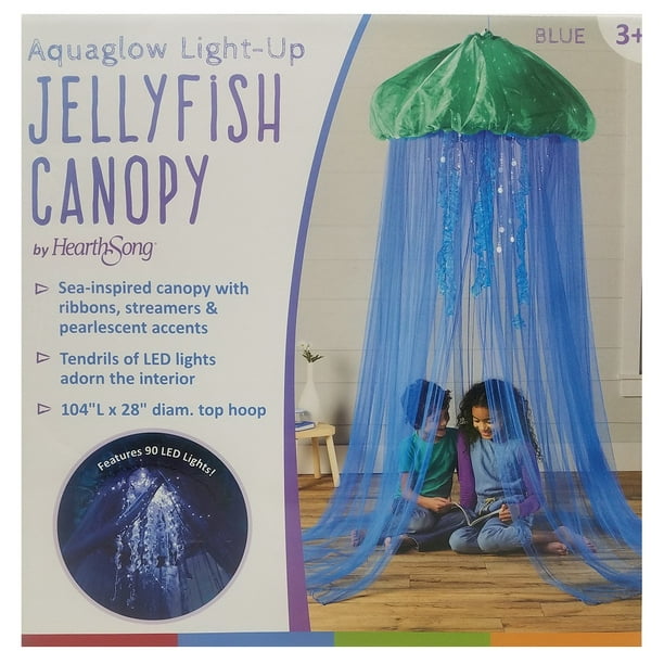 Aquaglow LightUp Jellyfish Canopy Blue