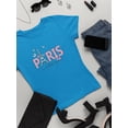 thumbnail image 3 of Butterfly C'est La Vie Paris T-Shirt Women -Image by Shutterstock, Female Large, 3 of 4