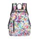 thumbnail image 1 of Balery Colorful Watercolor Dots Mochila ligera para hombre y mujer: duradera e impermeable, ideal para la escuela, el trabajo, viajes y uso diario., 1 of 7