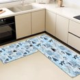 thumbnail image 5 of Floral Kitchen Rugs Sets of 3, Non Slip Kitchen Rugs and Mats Washable Farmhouse Kitchen Rugs Floral Kitchen Floor Mat Carpet Runner Rugs for Hallway Laundry Room, 5 of 12