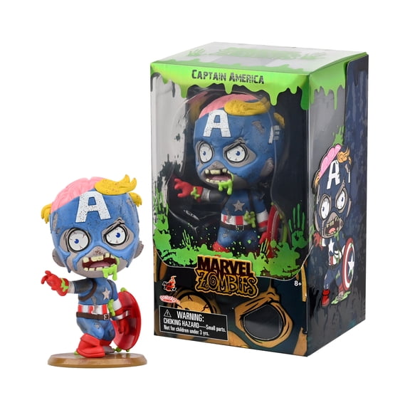 YuMe Cosbaby Captain America Zombie Window Box Collectible Figure – Limited Release, Limited Quantities