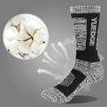 thumbnail image 2 of Men's Moisture Wicking Work Boot Socks 5Pairs/Pack Comfort Cotton Heavy Cushion Crew Sports Athletic Socks, 2 of 7