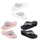 thumbnail image 2 of par de chanclas de playa antideslizantes con suela de diamante perlado para mujer (talla blanca: 37, 23,5 cm, 6,5 EE. UU., 4 Reino Unido, 37,5 UE, 9,2355 pulgadas), 2 of 7