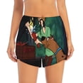 thumbnail image 4 of Lsque Scooby-Doo Printed Women's Running Shorts with Liner Pockets,Elastic Quick Dry Workout Athletic Gym Yoga Shorts,Womens High Waist Shorts-Medium, 4 of 9
