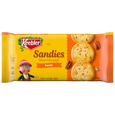 Keebler Sandies Pecan Cookies, Shortbread Cookies with Crunchy Pecans, 11.3 oz