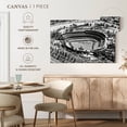 thumbnail image 5 of Elephant Stock California Series - La Dodger Stadium Wall Art - Horizontal Canvas Wall Art - Living Room Wall Decor - Sports Canvas - Gray And White Decor By Philippe Hugonnard - 36" x 24", 5 of 8