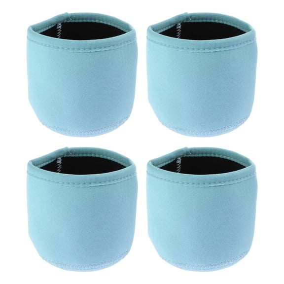 SDFGTstore 4pcs Colorful Cup Sleeves Insulated Cup Cover Ice Cream Jar Neoprene Sleeve Temperature Resistants Cup Cover Sleeves