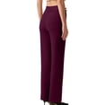 thumbnail image 5 of Oksale Business Casual Pants for Women Office Wear Loose Straight Leg Dress Pants with Pockets Cozy Stretch High Waisted Plus Size Trousers, 5 of 7