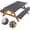 Black Checkered Polyester, variant on 5ft Polyester Picnic Table Cover with Bench Covers Windproof & Waterproof Tablecloth, Perfect Camping Gifts RV Essentials, Cool Camping Gadgets, 60x30 Inch 3Pcs,Blue Striped