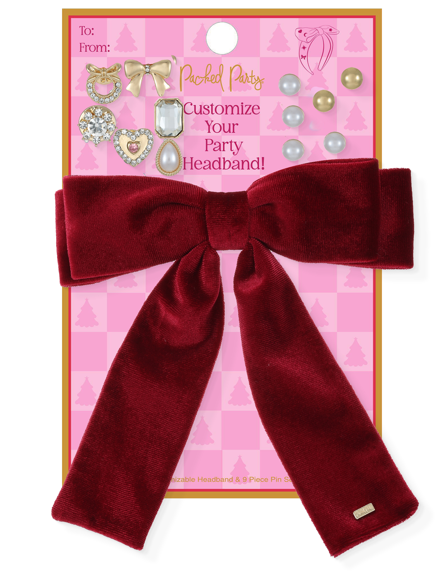 Packed Party Customizable Hair Bow
