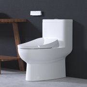 Bio Bidet Discovery DLS Bidet Seat, Warm Water and Heated Seat, UV Sterilization, Slow Close Seat and Lid, Elongated
