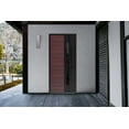 thumbnail image 5 of Front Exterior Prehung Steel Door / Ronex 0162 Red Oak / Entry Metal Modern Painted W36" x H80" Left hand Inswing, 5 of 6