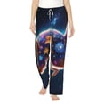 thumbnail image 2 of Lsque Colorful Star River Squirrel Print Women's Pajama Pants, Lounge Pant - Comfortable Home Wear,Elastic Waistband, Stylish Design-X-Large, 2 of 9