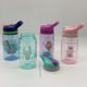 thumbnail image 3 of Marca de moda, taza con pajita para niños, botellas de agua de plástico, tetera creativa para estudiantes de dibujos animados para bebés (verde), 3 of 5