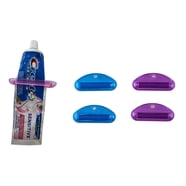Set of 4 EZ Plastic Tube Squeezers, Toothpaste Dispenser, Bathroom ...