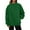 Green, variant on Fiaer Women Pullover Sweatshirts Oversized Long Sleeve Crew Neck Baggy Solid Color Casual Trendy Pocket Tops for Daily Yellow XL