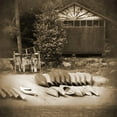 thumbnail image 4 of Suzanne Foschino 15x15 Black Modern Wood Framed Wall Art Titled - Sepia Lake Canoe House, 4 of 6