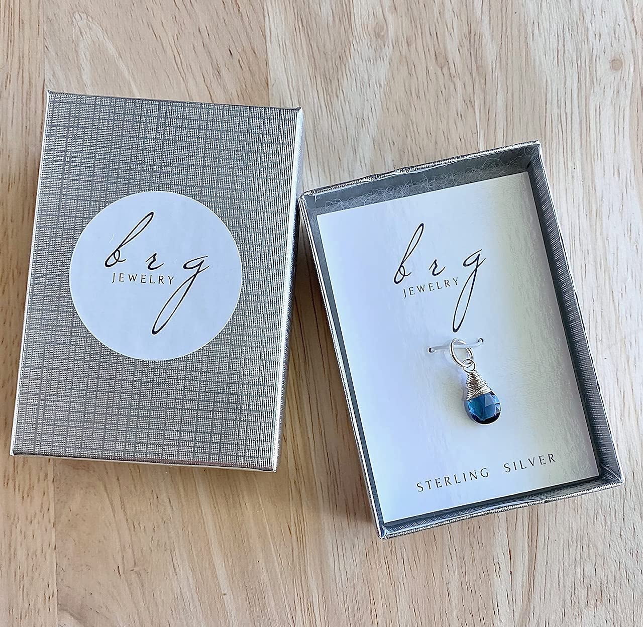 Sterling Silver Blue Topaz Pendant