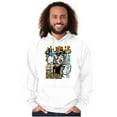 thumbnail image 3 of Popeye Stay Hungry Asian Inspired Men Big & Tall Graphic Hoodie Brisco Brands 2X, 3 of 5