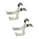 thumbnail image 3 of Gancho trasero de puerta de acero inoxidable de 2 uds, ganchos de almacenamiento de gancho tipo X de metal sin clavos sin marcas, 3 of 4