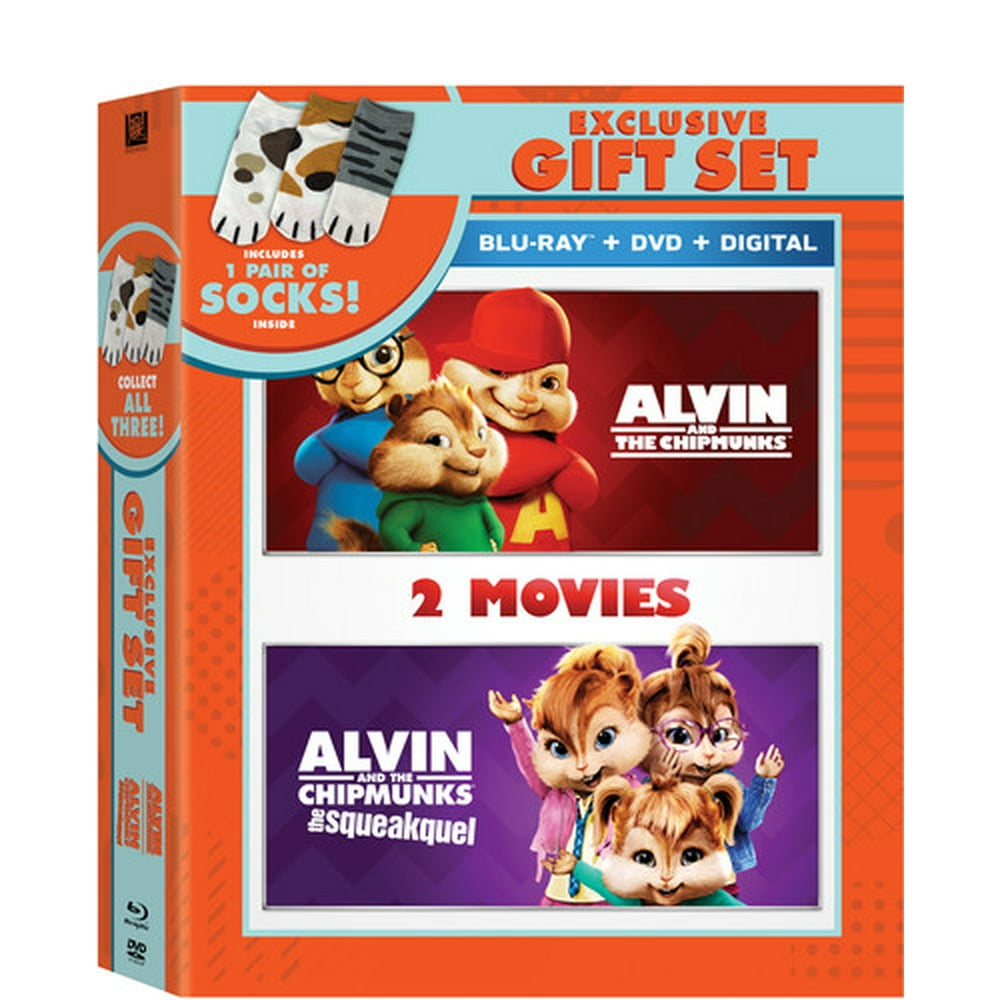 Alvin and the Chipmunks + Alvin and the Chipmunks 2 Double Feature (Blu