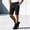 #0394-Black, variant on Ceisia Men Multi Pocket Ripstop Cargo Shorts Elastic Waistband Drawstring Outdoor Workwear Casual Bottoms Khaki XXXL Gift