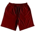 thumbnail image 5 of Mgmyaa Men's Running Shorts Solid Elastic Waist Drawstring Summer Beach Vocation Shorts Gym Workout Short Pants, 5 of 5