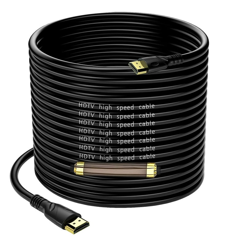 4K HDMI Cable 100FT-Jorenca(HDMI 2.0,18Gbps) Ultra High Speed Gold Plated Connectors,Ethernet Return,Video 4K - Walmart.com