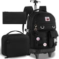 thumbnail image 1 of Mochila enrollable CCJPX para niñas y mujeres de 21 pulgadas, negra, 1 of 6