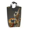 thumbnail image 2 of KLL Surreal Weightlifting Snail Laundry Hamper,Large Canvas Fabric Lightweight Storage Basket Toy Organizer Dirty Clothes Collapsible Waterproof, 2 of 6