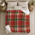 thumbnail image 5 of Rustic Plaid Autumn, Festive autumn celebration Scene, Warm Flannel Blanket for Living Room and Family Room with Detailed Artwork, Art Lovers autumn celebration Gift, Festive Home Decor, 5 of 9