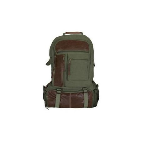Fox Outdoor Retro Cantabrian Excursion Rucksack, Olive Drab 099598437701