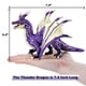 thumbnail image 2 of Figura de juguete RECUR Thunder Dragon, 19 cm, color morado, coleccionable, 2 of 6