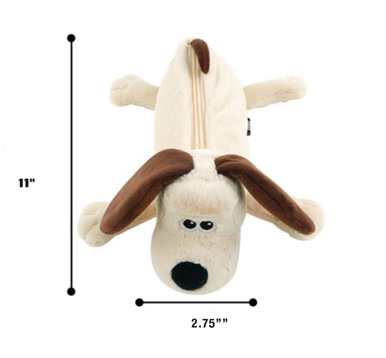 Wallace & Gromit Plush Gromit Dog Pencil Case Pouch