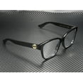 thumbnail image 3 of GUCCI GG0038O 001 Rectangular Square Black Demo Lens 54 mm Women's Eyeglasses, 3 of 6