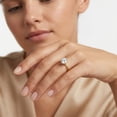 thumbnail image 3 of Rosec Jewels IGI Certified Lab Grown Diamond Solitaire Engagement Ring - 0.9 Carat - E-VS1 Quality Diamond Ring with Jewelry Box, 10K Yellow Gold, US 7.00, 3 of 7